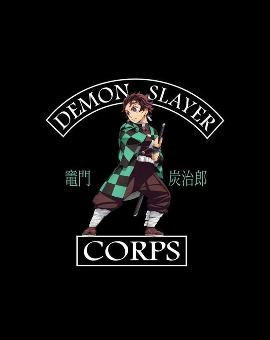 Mens Demon Slayer Anime Cartoon Graphic Tee