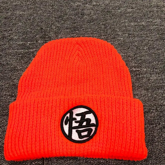 Anime Cartoon Dragon Ball  Women Men Knitted Warm Winter Hats For Women Men Solid Hip-hop Casual Cuffed Beanies Bonnet