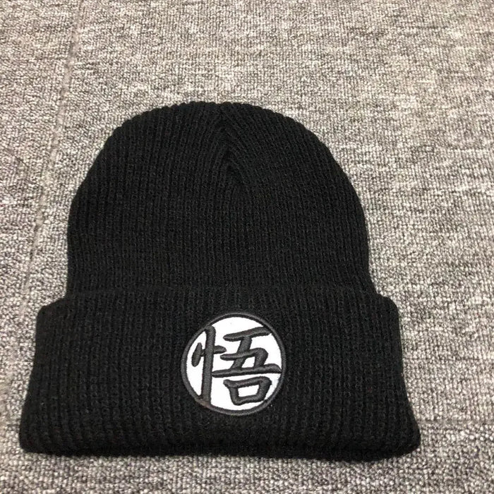 Anime Cartoon Dragon Ball  Women Men Knitted Warm Winter Hats For Women Men Solid Hip-hop Casual Cuffed Beanies Bonnet